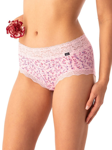 Damen-Slip Key LPC 547 marineblau rosa – Baumwolle, bequem, 2er-Set