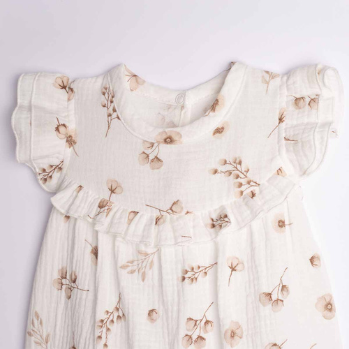 224220 Nicol Musselin Baby-Strampler mit Rüschen Luftig Sommer