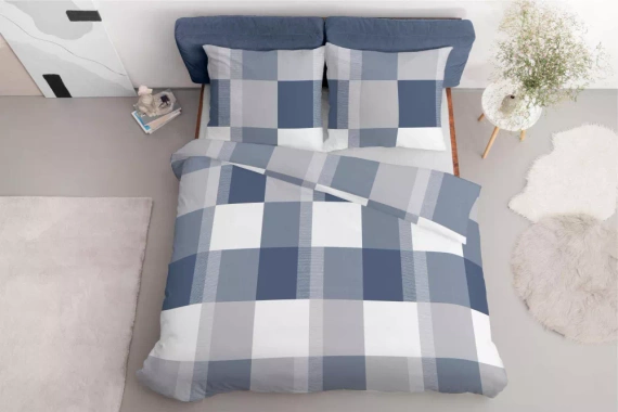 5038 A Mikrofaserbettwäsche Detexpol blau