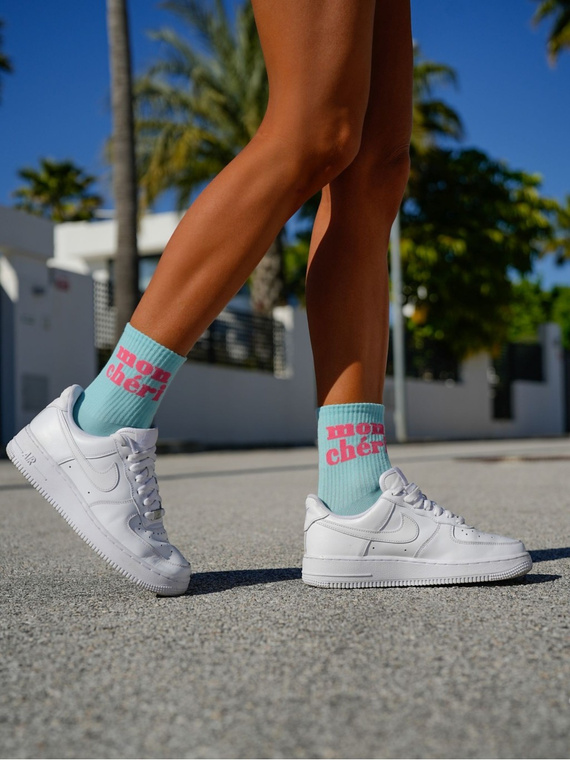 0200-150 Mon Cheri Milena Damensocken – blau