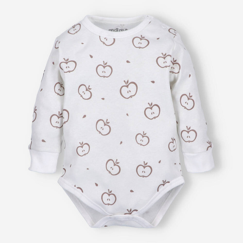 ABN-5294/JAB Happy Apples Body aus Bio-Baumwolle mit Nini-Print