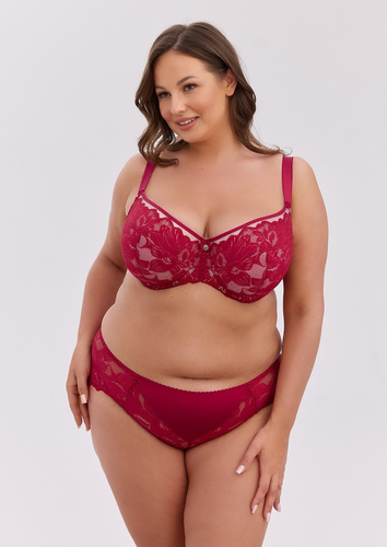 Gaia Mary BSM 1372 Bordeaux Semi-Soft Maxi BH mit Bügeln