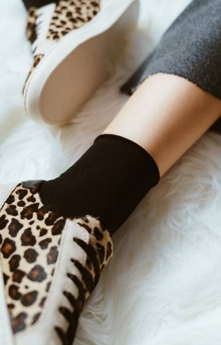 Art.125 Bambus Damensocken Steven - 001 schwarz