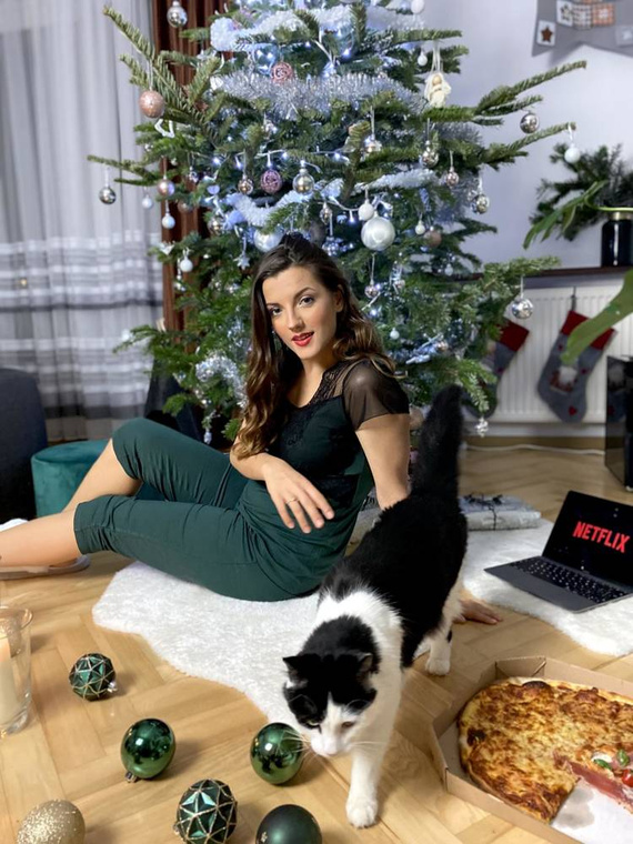 490 Artemise Forex-Pyjama für Damen - grün