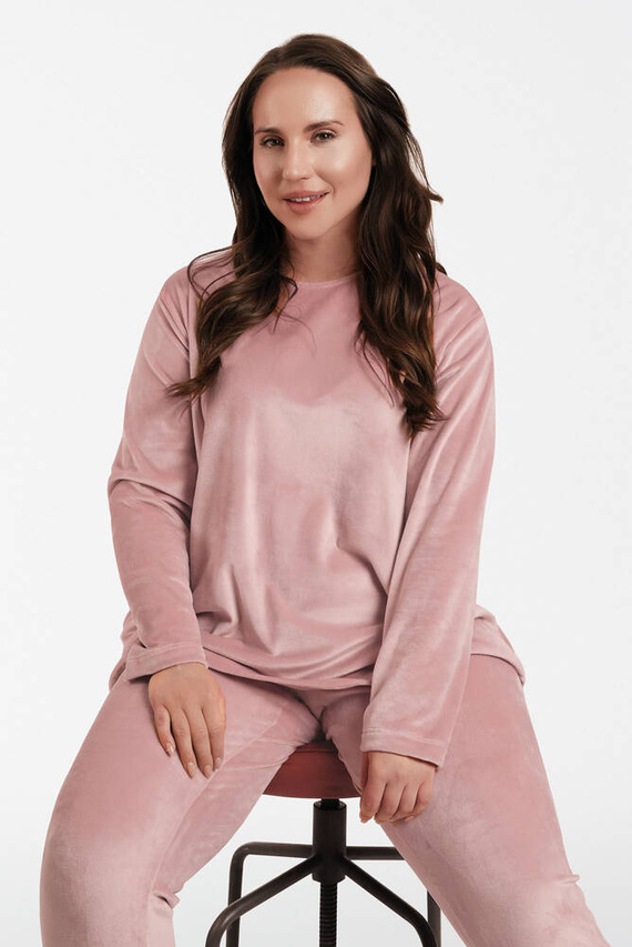 Akara Damen-Set Italienische Mode - puderrosa 