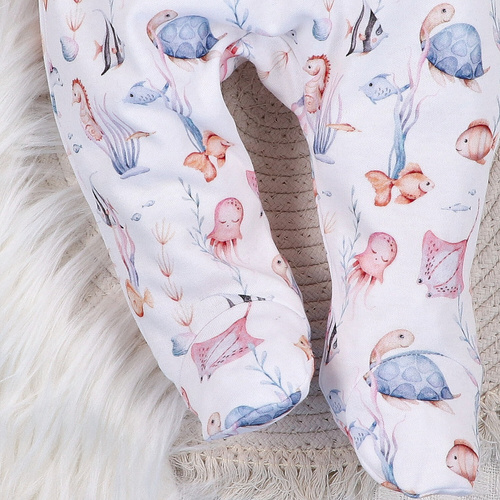 ABN-5484 Underwater World Nini Schlafanzüge aus Bio-Baumwolle