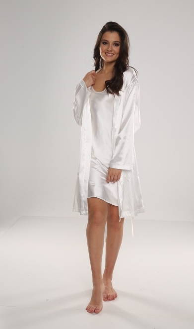 797 Klassischer Damenbademantel Forex - Perle