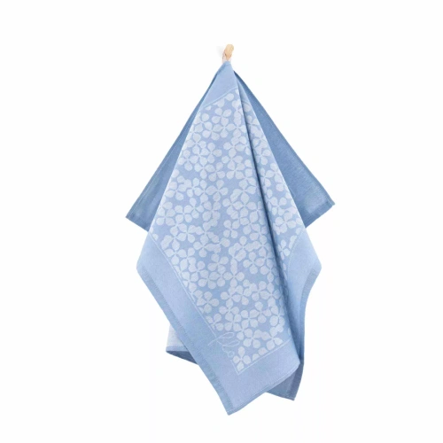 Küchentuch FLORES Zwoltex 50x70 Baumwolle blau Ultrasoft 200 g/m²