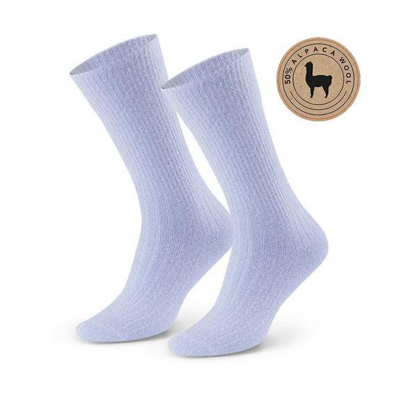 Art.044 Alpaka Damen Wollsocken Steven - 005 blau