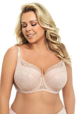 Gorsenia K 483 Pfingstrose gepolsterter BH - beige