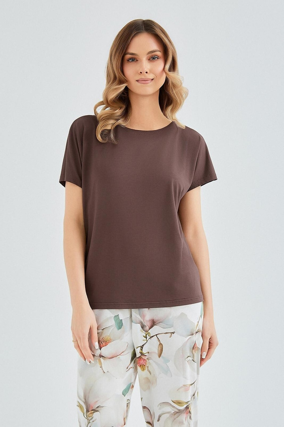 Damenpyjama Taro Apolonia 3606 Viskose Baumwolle Hose 7/8 Komfort