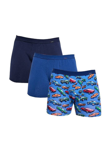 946/02 Cornette Herren-Boxershorts, Marineblau