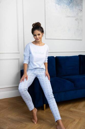 Marina Sensis Damenpyjama – blau