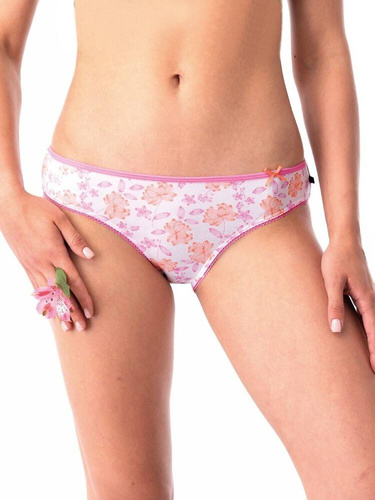 LPR 599 A'2 Damen-Slips 2er-Pack Key weiß rosa