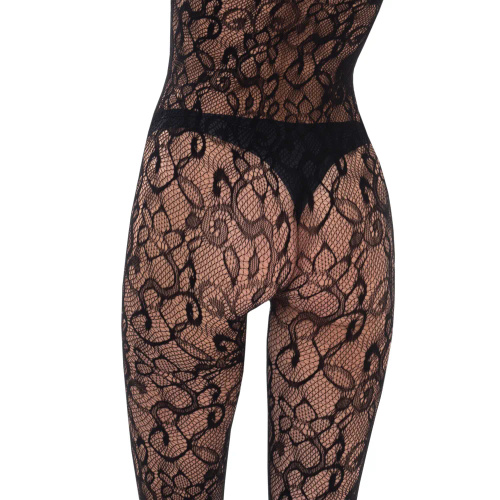 BDS007 Sesto Senso Bodystocking-Body, schwarz