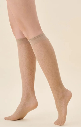 575 Esma Kniestrümpfe 20 den Gabriella - beige