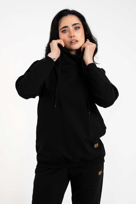 Malmo Bluse Damen Italienische Mode - schwarz