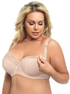MK14 MEY halbgepolsterter Still-BH Gorsenia - beige