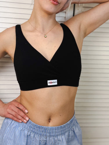 Milk&Love Mombri Klasyk wasserdichter Still-BH black