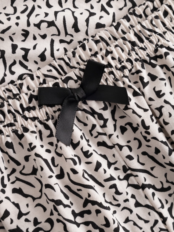 About Style Langer Damenpyjama mit Reißverschluss Momenti Per Me beige