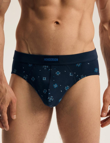 Henderson Faro 45789 Herren-Slips 2er-Pack Dunkelblau 93% Baumwolle