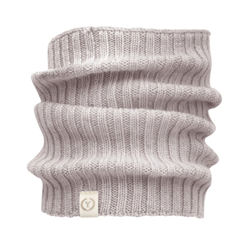 Yosoy Schal aus Merinowolle, Grau und Beige – für Kinder, thermoaktiv und hypoallergen