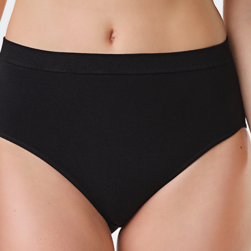 Spiman NATURE Nero Bambus-Slips mit hohem Bund, atmungsaktiv und komfortabel