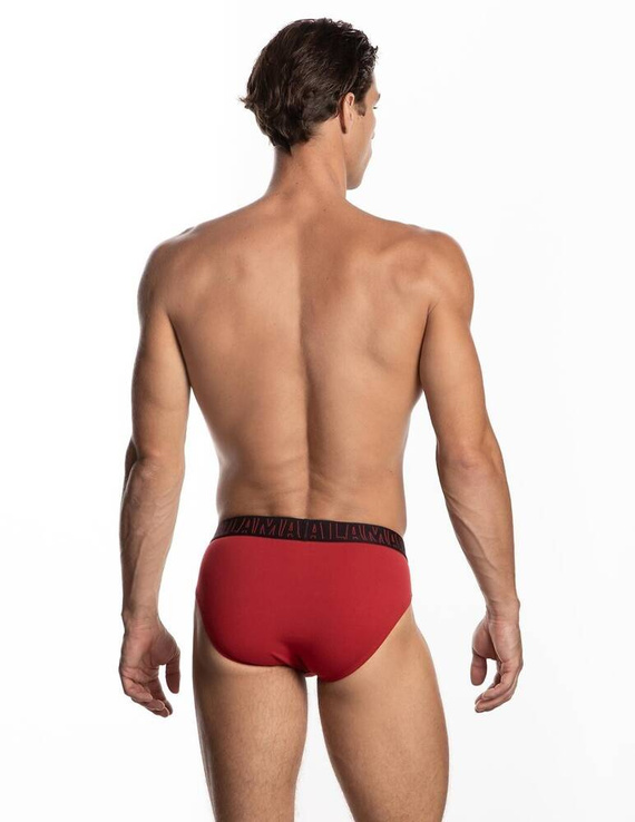 M-1055 SD Herren-Slip Lama rot grün