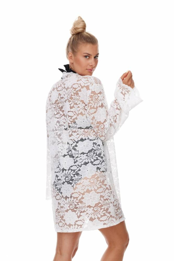 Lanzarote Pareo Bademantel Lupoline- weiß