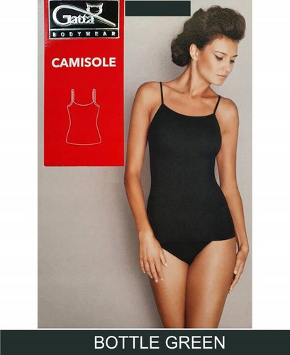 Gatta Camisole 42K 610 Damen Top nahtlos Mikrofaser dünne Träger