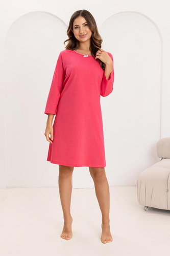 Regina 179 Damen Nachthemd 100% Baumwolle 3/4 Arm