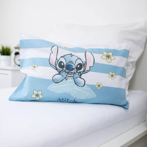 Jerry Fabrics Baumwollbettwäsche Lilo & Stitch Tropical Hugs 100x135 40x60