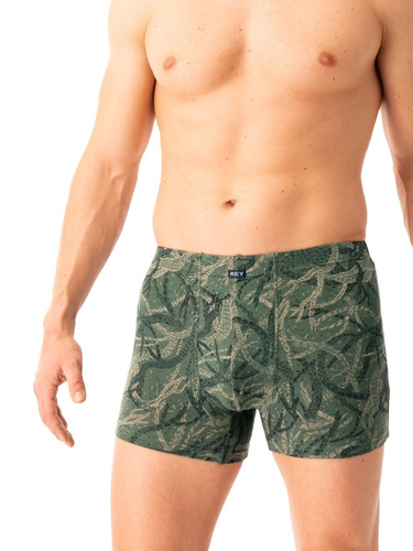 Herren-Boxershorts Key MXH 829 grün – Baumwolle, bequem und luftig