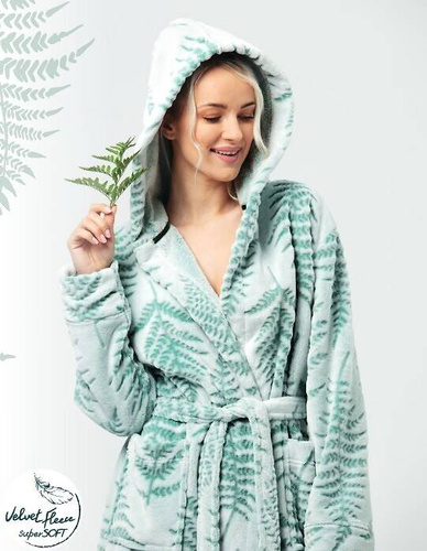 LGL 980 Langer Damenbademantel Key - mint