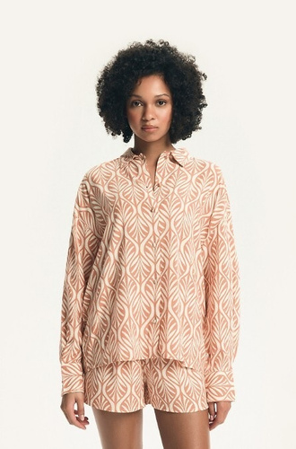 Damen-Pyjama Henderson 43664 Denise – 100% Viskose, Langarm, Shorts, Elegantes Design