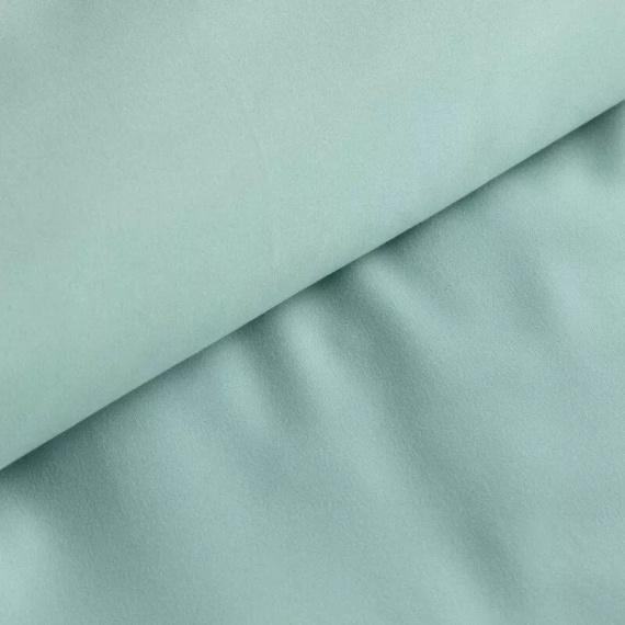 Bettwäsche MI aus Mikrofaser Eurofirany, weich, mit Reißverschluss, 100% Polyester, grün