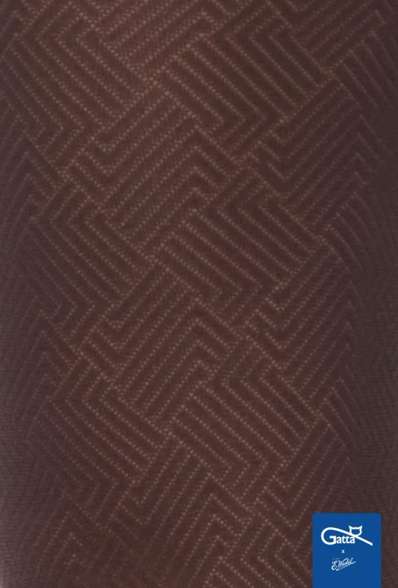 Wedel wz.02 Damenstrumpfhose 40 den Gatta - dunkle Schokolade