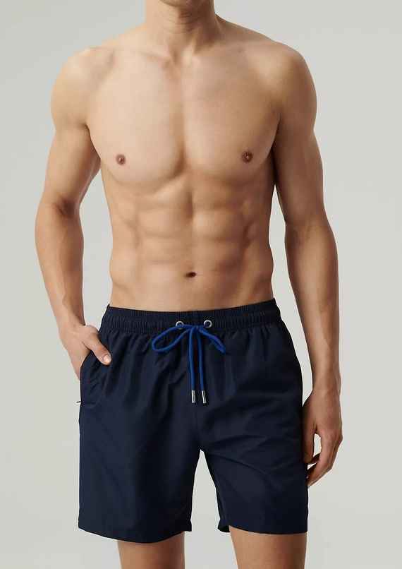 KMB-223 Atlantic Herren-Badehose – Marineblau