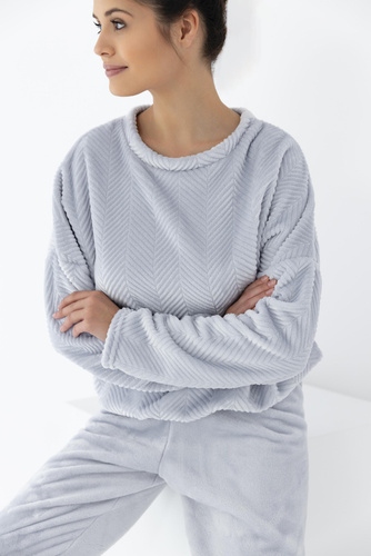 Esme Soft Sensis Damenpyjama - Grau