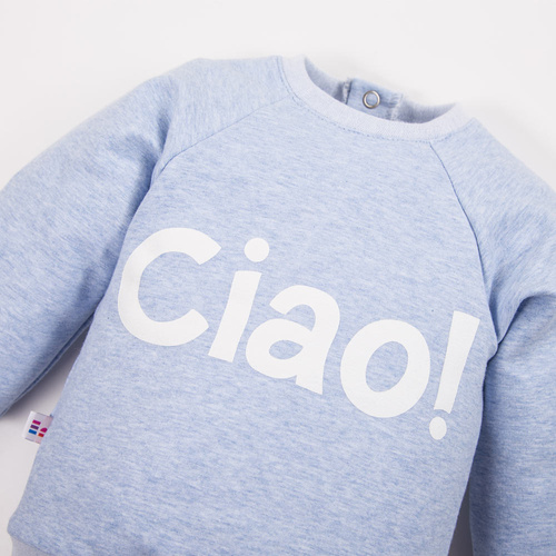Hello World Eevi Sweatshirt – blau