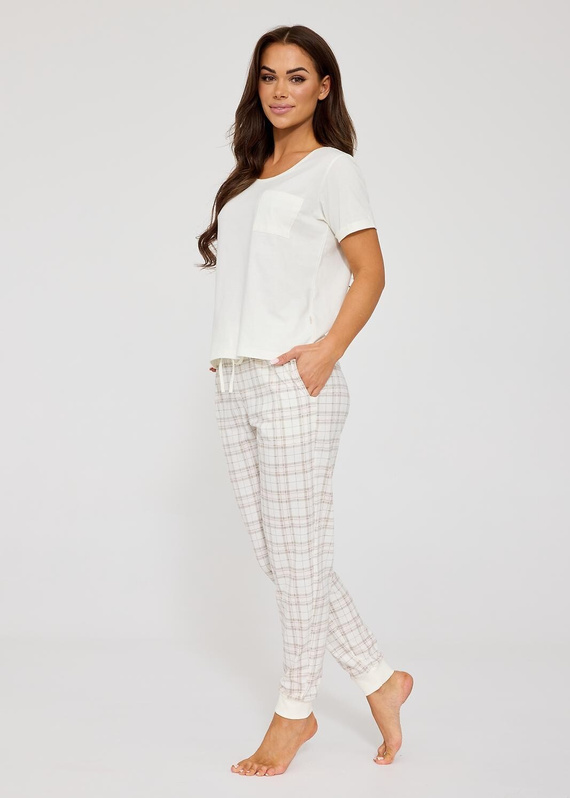 Damen Pyjama Cornette 730/341 Flow – Baumwoll Pyjama mit langer Hose