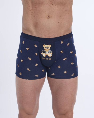 280/245 Tattoo Boss Cornette Herren-Boxershorts, Marineblau