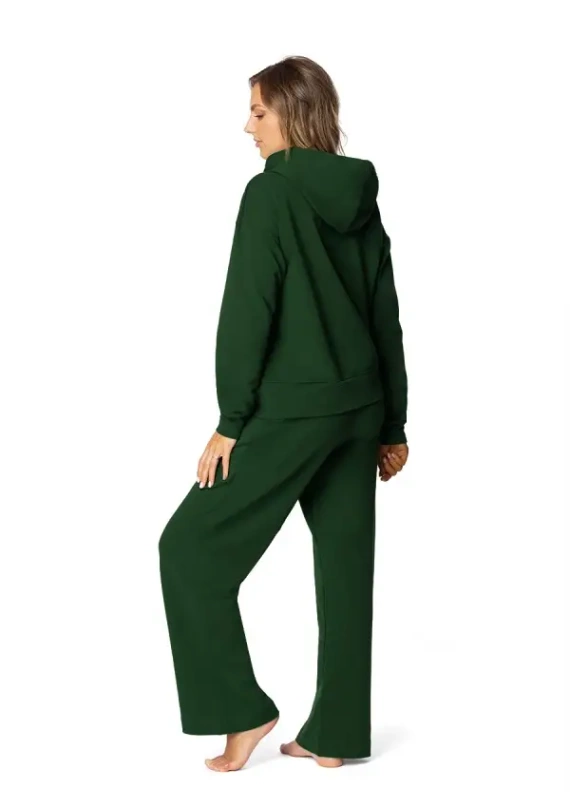 DK-K-B8 Dkaren Damen-Trainingsanzug-Set – grün