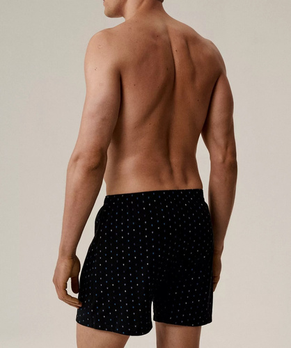 Herren Boxershorts Atlantic 2MBX-081 Baumwolle, schwarz – lockerer Schnitt, 2er-Pack