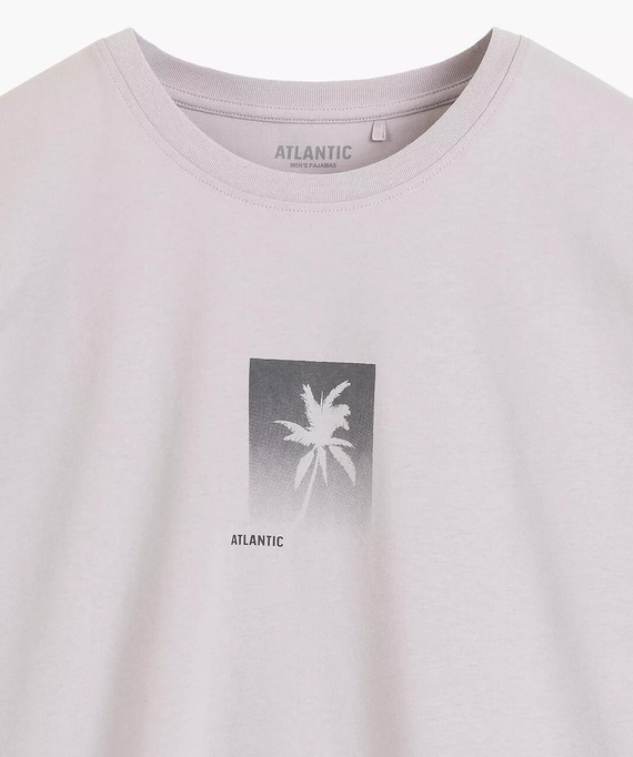 NMP-398 Sommer Herrenpyjama 100% Baumwolle Peach