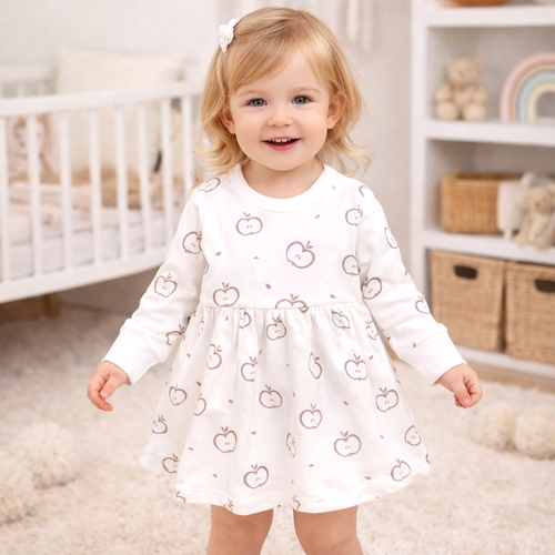 ABN-5305/JAB Happy Apples Nini Kleid aus Bio-Baumwolle