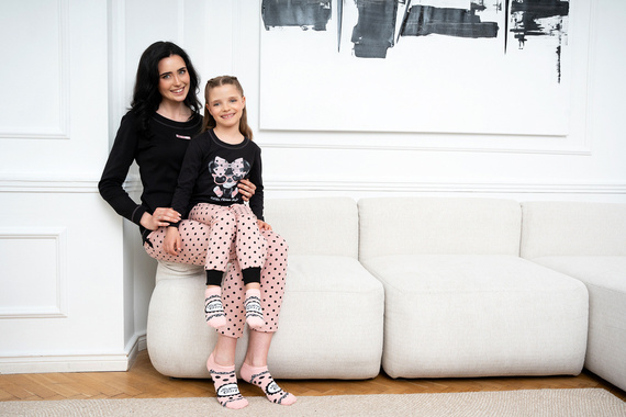 Bonilla Mädchen Schlafanzug Italian Fashion - schwarz/print 