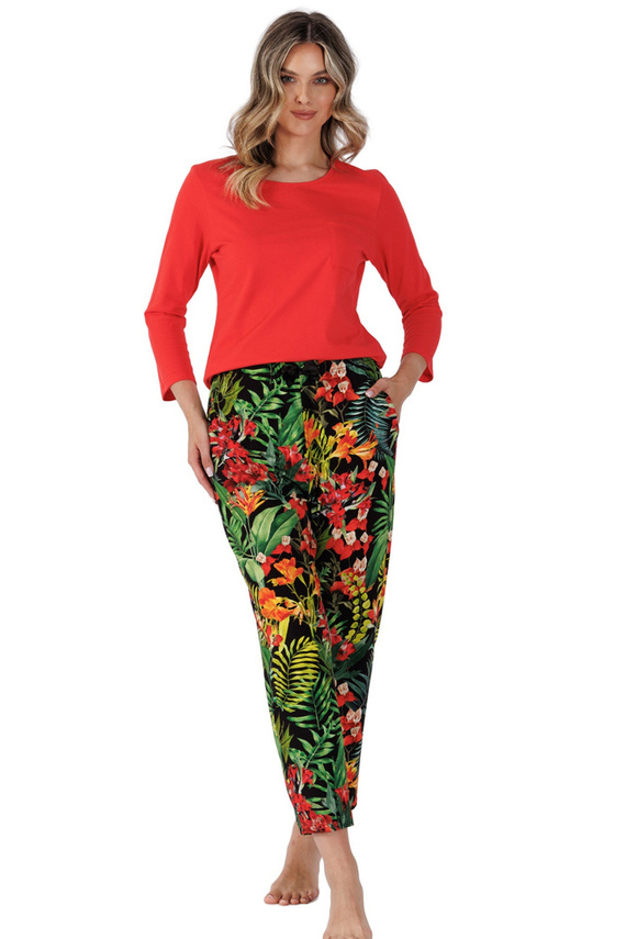 1489 Isbel Leveza Damenpyjama rot