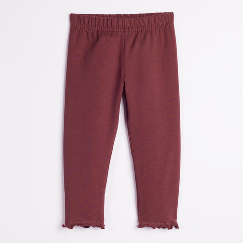 226204 Nicol HANIA Mädchen Leggings aus Baumwolle, dunkelbraun