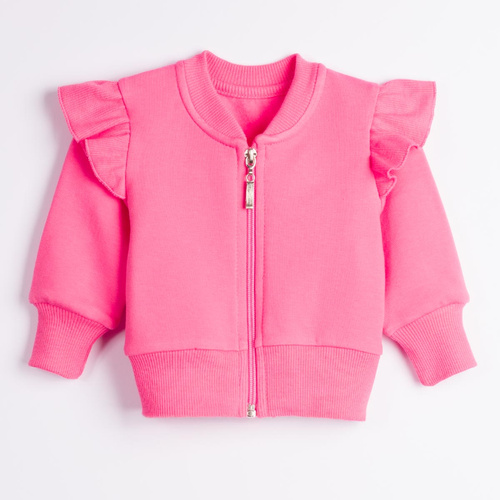 Nicol Tosia 225273 Mädchen Bomberjacke in Rosa mit Rüschen